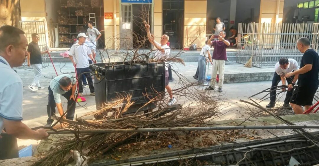 周末大扫除齐动手 清积水防蚊虫护健康